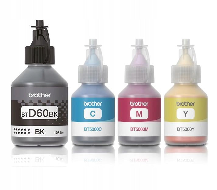 Tusz Brother BTD60BK BT5000C BT5000M BT5000Yzestaw