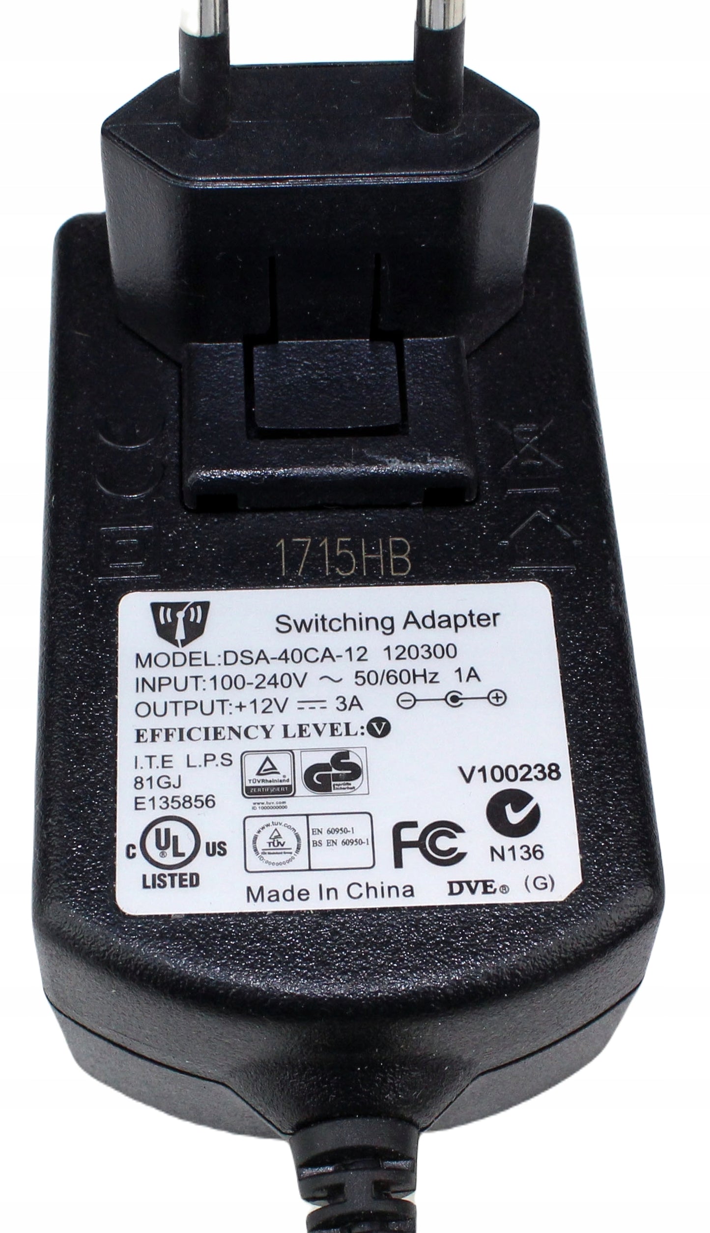 Zasilacz DSA-40CA-12 12V 3A 5.5mm