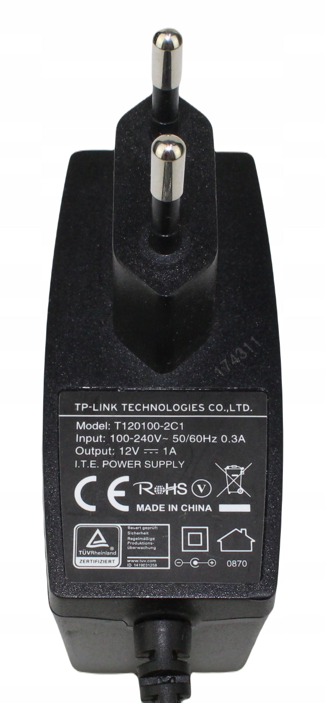 zasilacz TP-LINK T120100-2C1 12V 1A 5.5mm