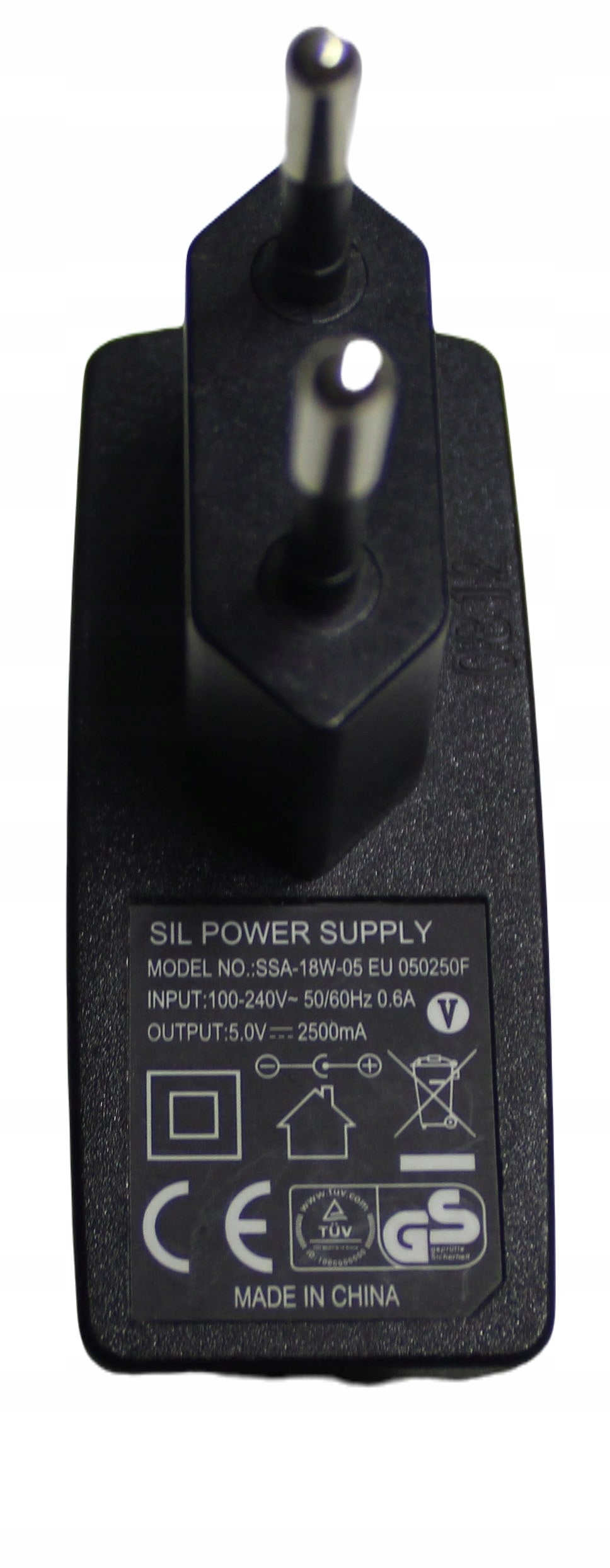 Zasilacz SIL SSA-18W-05 5V 2500mA 5.5mm