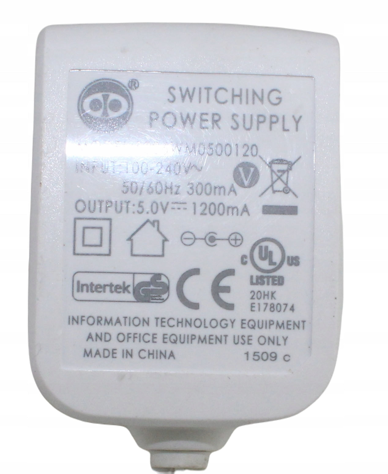 zasilacz INTERTEK S006WM0500120 5V 1200mA 5.5mm