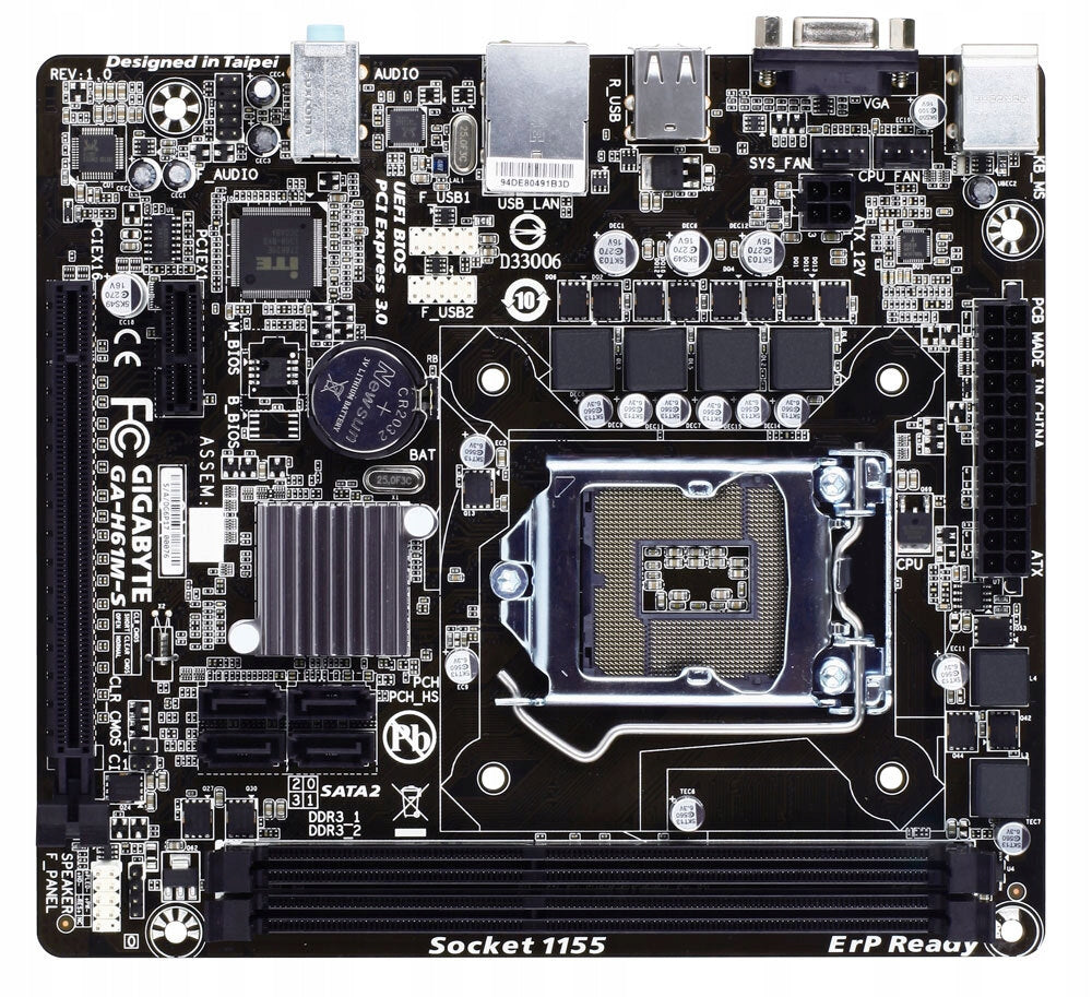 Płyta główna ASRock H61M-S Micro ATX