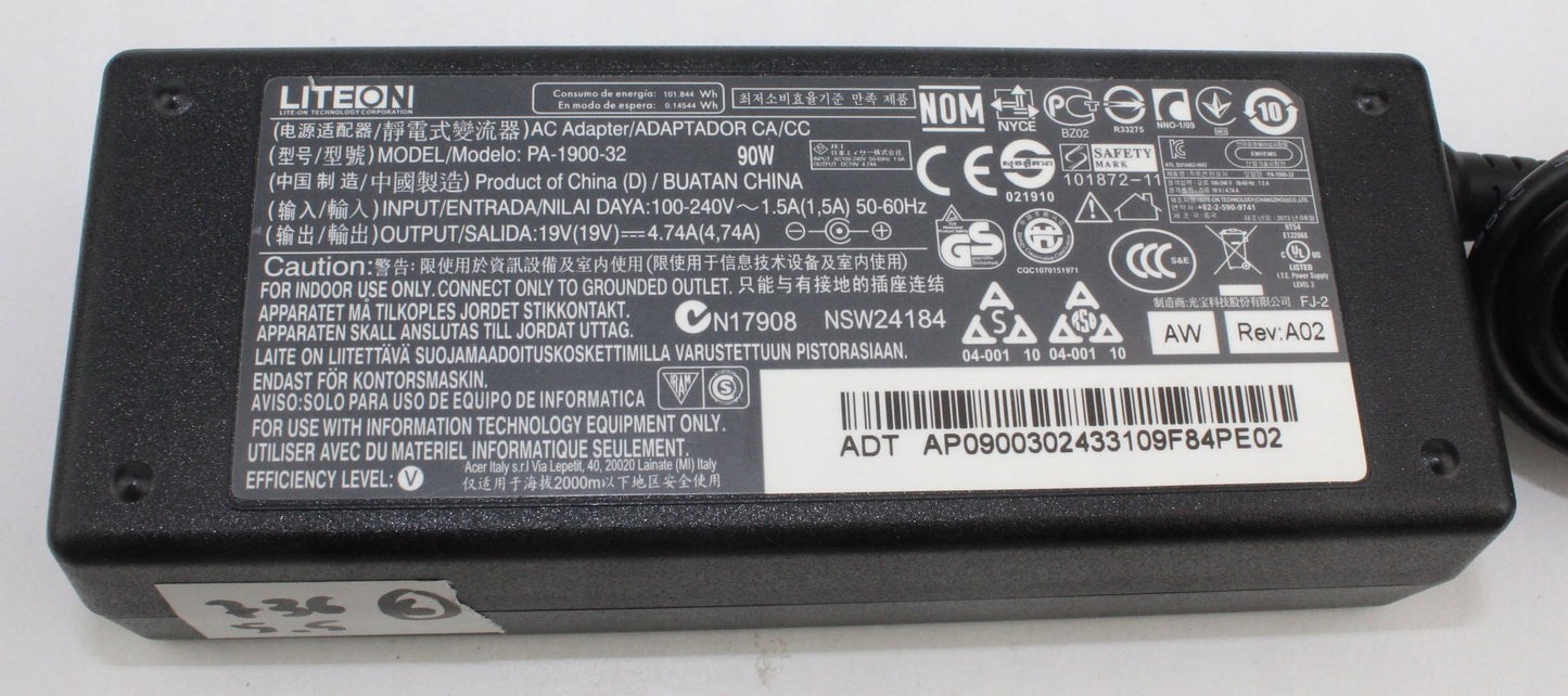 Zasilacz LITEON PA-1900-32 19V 4.74A 5.5mm
