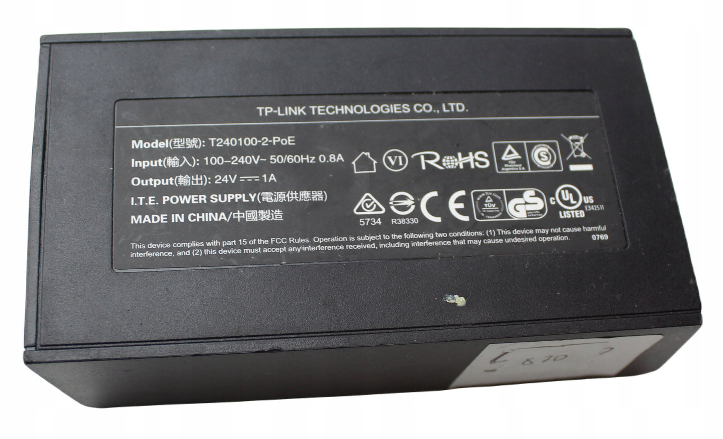 Zasilacz TP-LINK T240100-2-PoE 24V 1A