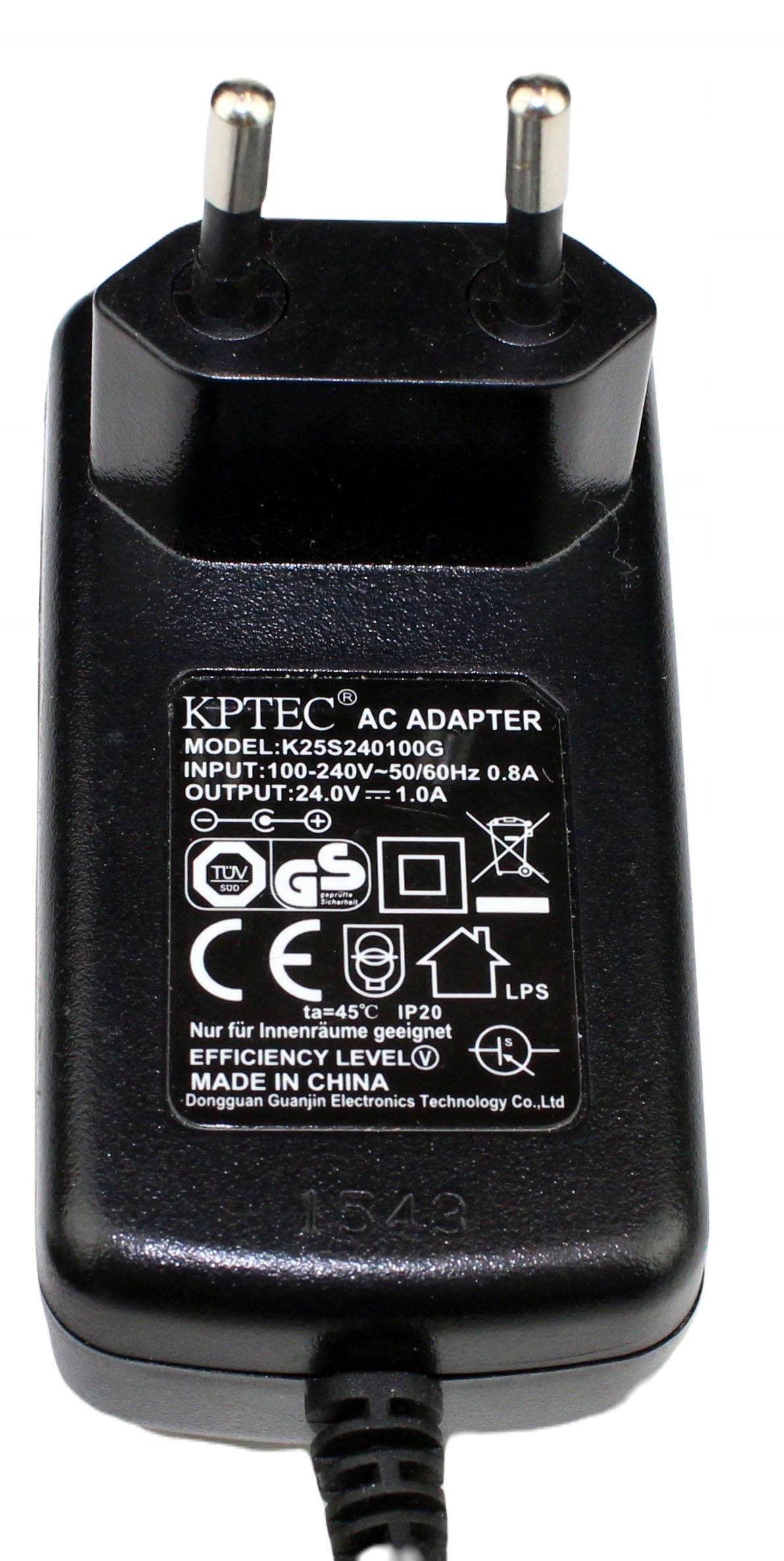 Zasilacz KPTEC K25SS240100G 24V 1A 5.5mm