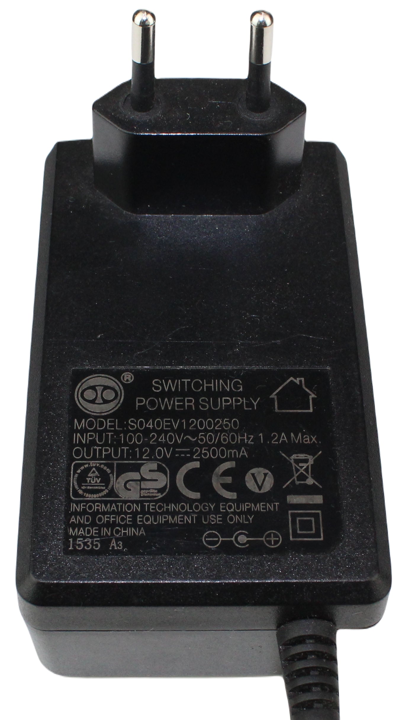 Zasilacz S040EV1200250 12V 2500mA 5.5mm