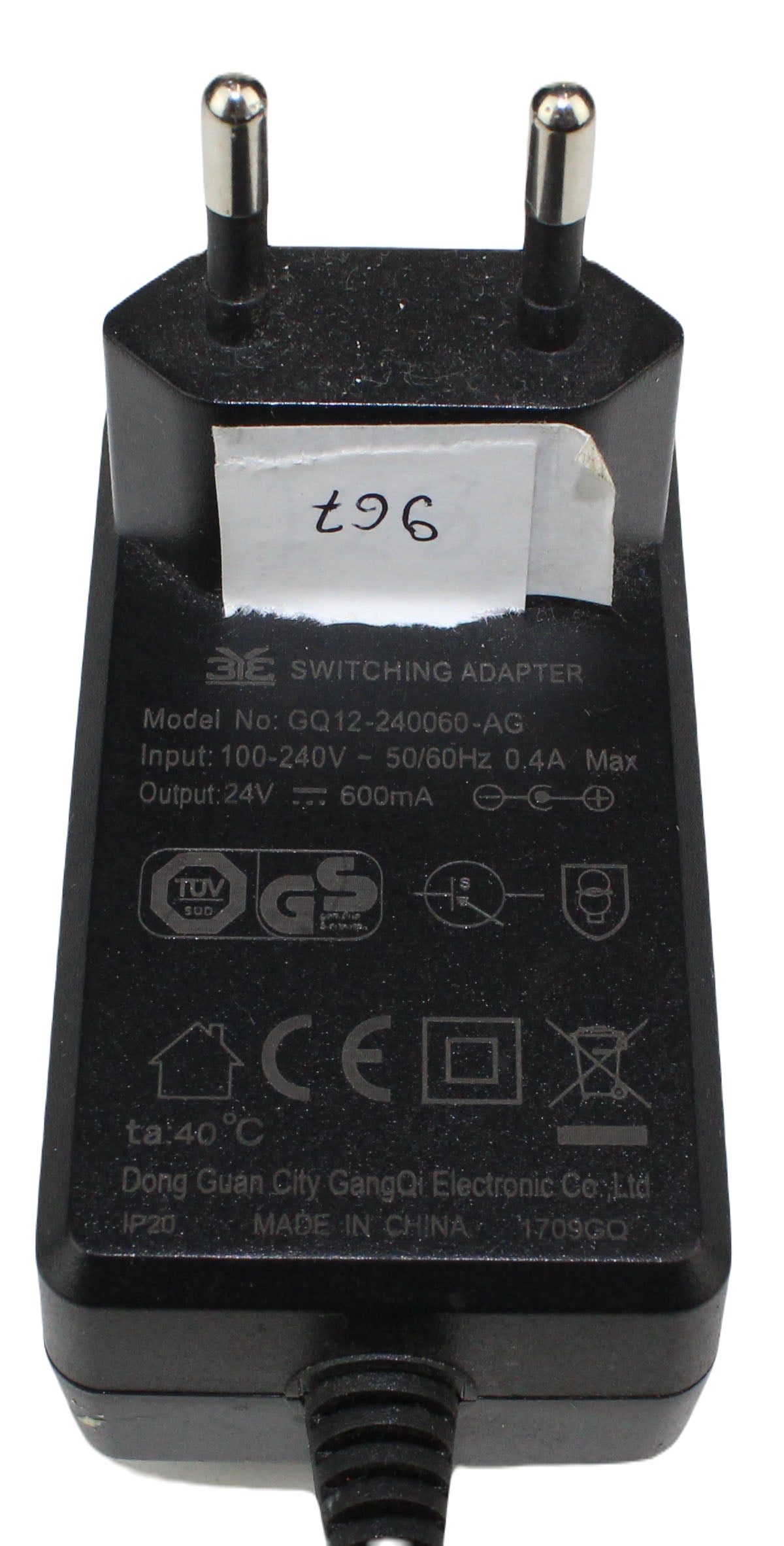 Zasilacz GQ12-240060-AG 24V 600mA 5.5mm