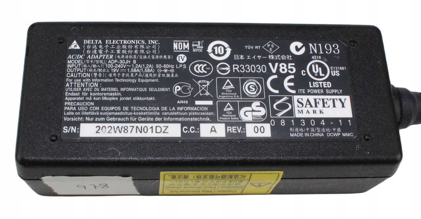 Zasilacz DELTA ELECTRONICS ADP-30JH 19V 1.58A 5.5