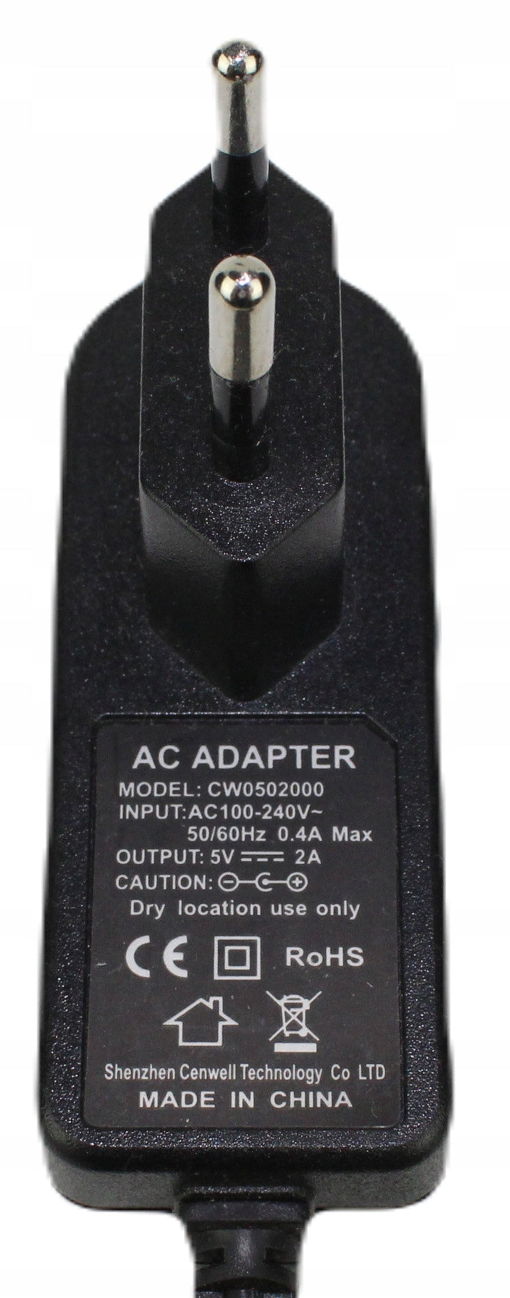 Zasilacz CW0502000 5V 2A 3.5mm