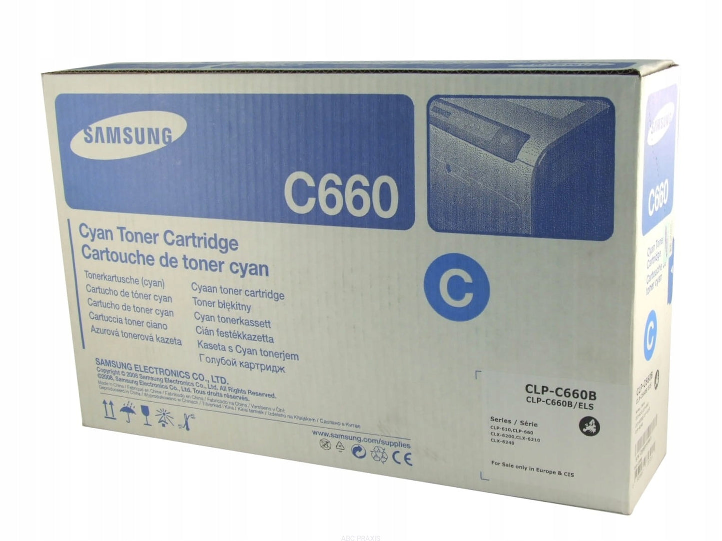 Toner Samsung c660b niebieski (cyan)