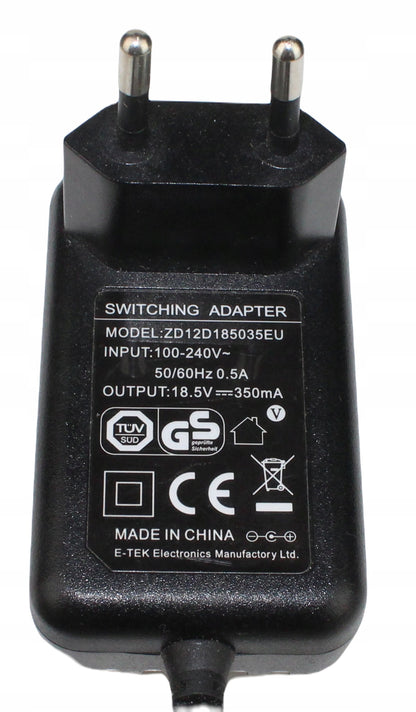 Zasilacz ZD12D185035EU 18.5V 350mA 5.5mm