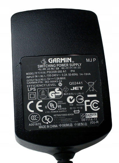 Zasilacz GARMIN PSC05R-050 A1 5V 1A