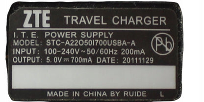 zasilacz ZTE STC-A22050I700USBA-A 5V 700mA