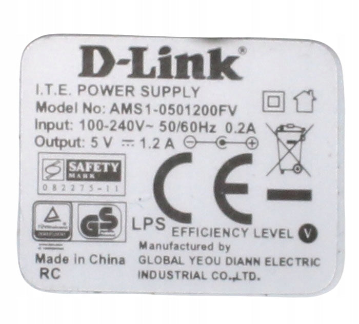 Zasilacz D-LINK AMS1-0501200FV 5V 1.2A 5.5mm