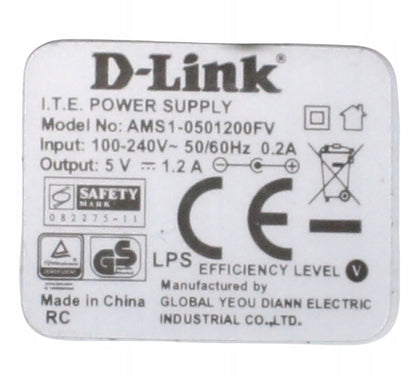 Zasilacz D-LINK AMS1-0501200FV 5V 1.2A 5.5mm