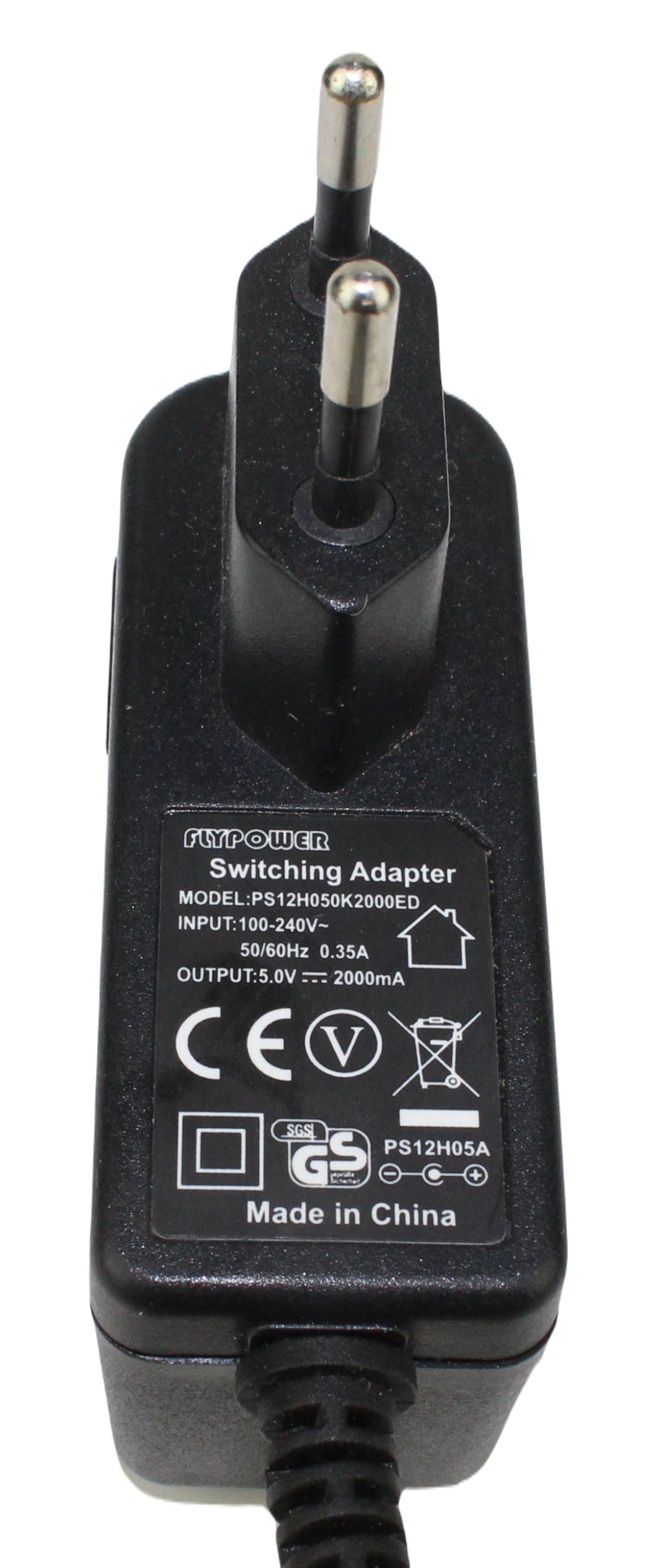 zasilacz FLYPOWER PS12H050K2000ED 5V 2000mA 2.5mm