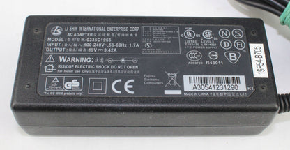 Zasilacz LI SHIN 033C1965 19V 3.42A 5.5mm