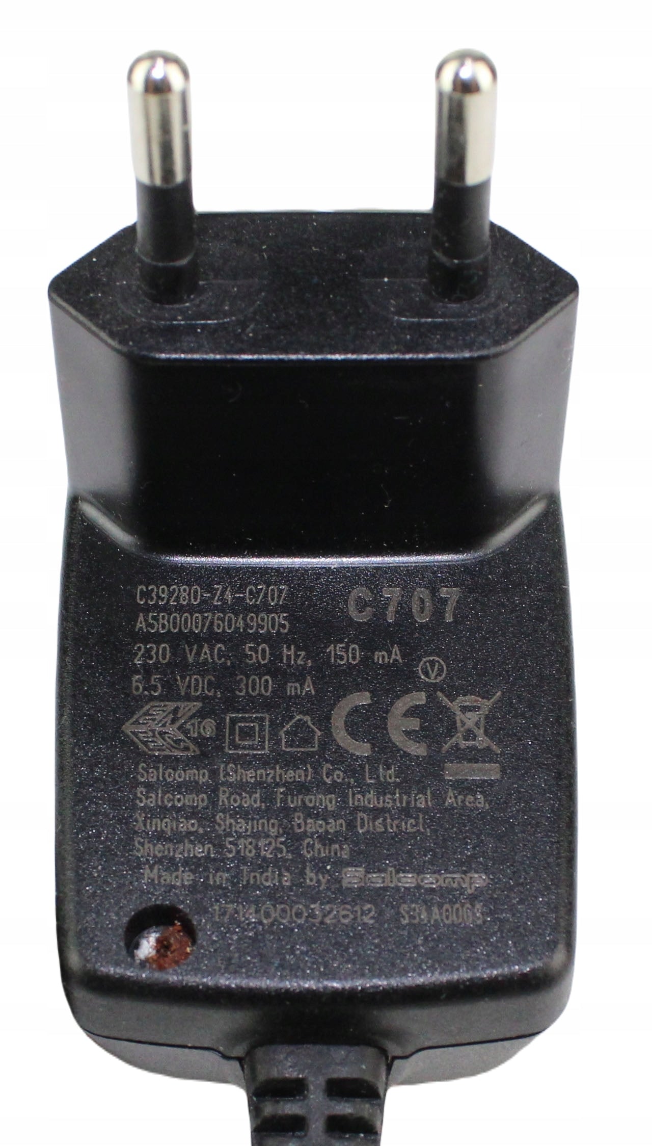 Zasilacz C39280 C707 6.5V 300mA 5.5mm