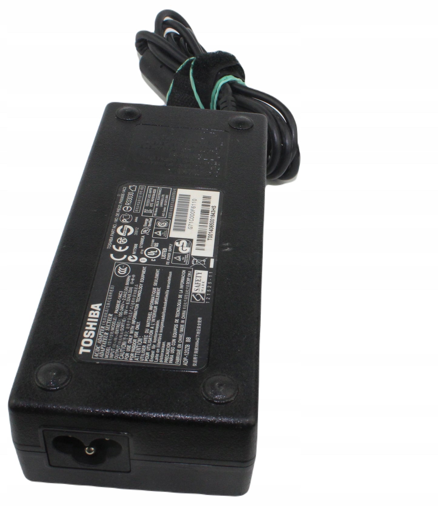 Zasilacz TOSHIBA PA5083E-1AC3 19V 6.32A 5.5mm