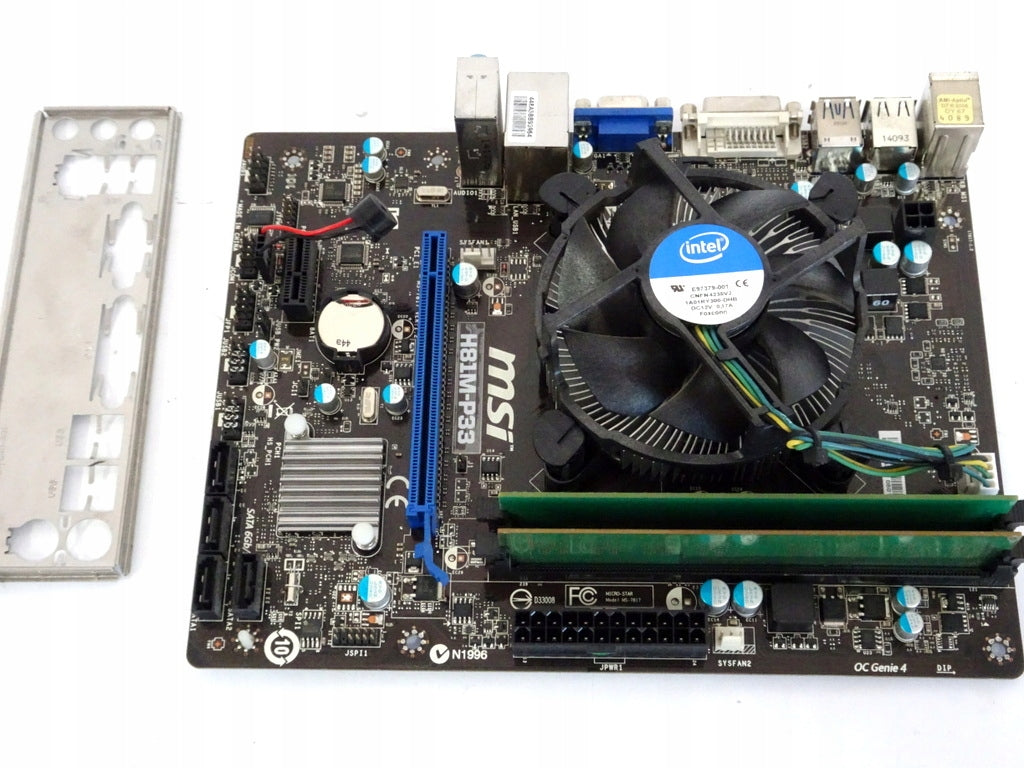 Płyta główna MSI H81M-P33 Micro ATX CPU/Cooler/RAM
