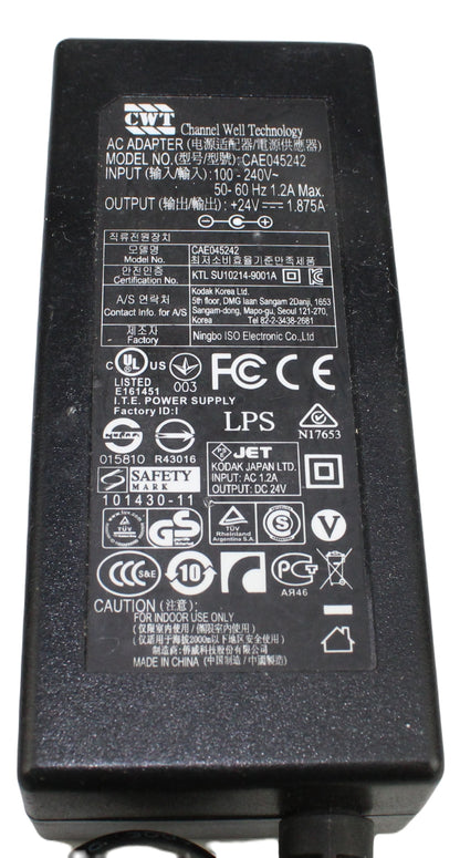 zasilacz CWT CAE045242 24V 1.875A 5.5mm
