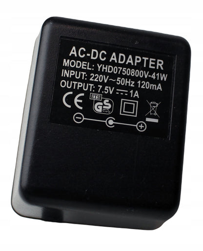 Zasilacz YHD0750800V-41W 7.5V 1A 5.5mm