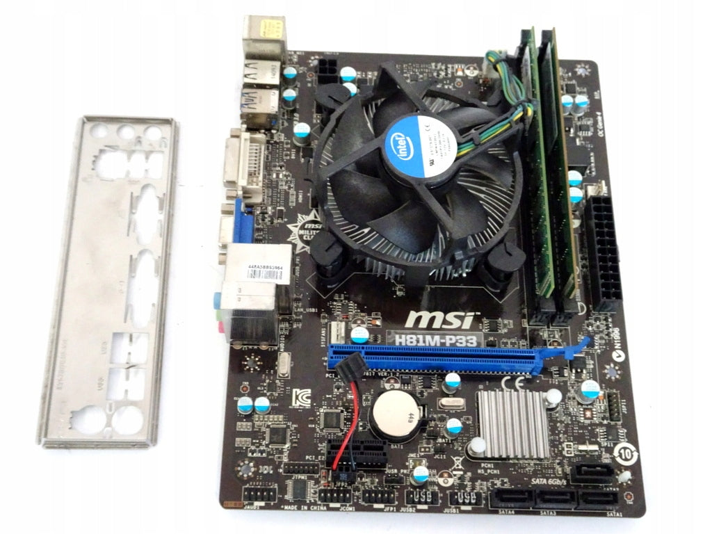 Płyta główna MSI H81M-P33 Micro ATX CPU/Cooler/RAM