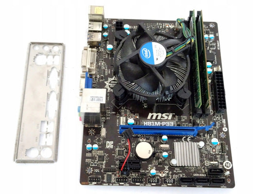 Płyta główna MSI H81M-P33 Micro ATX CPU/Cooler/RAM