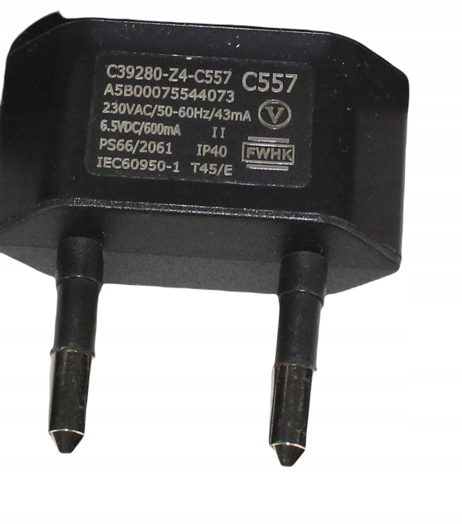 Zasilacz C557 C39280-Z4-C537 6.5V 600mA 5.5mm