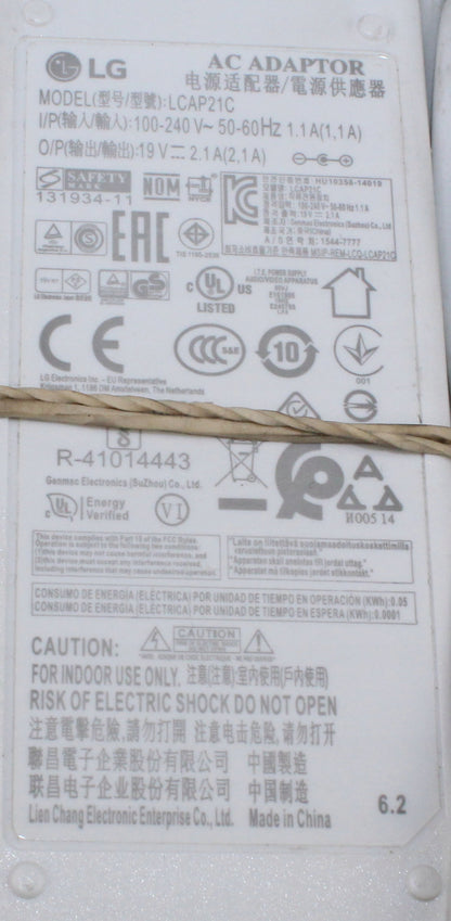 Zasilacz LG ADS-110CL-19-3 190110G 19V 5.79A 6mm