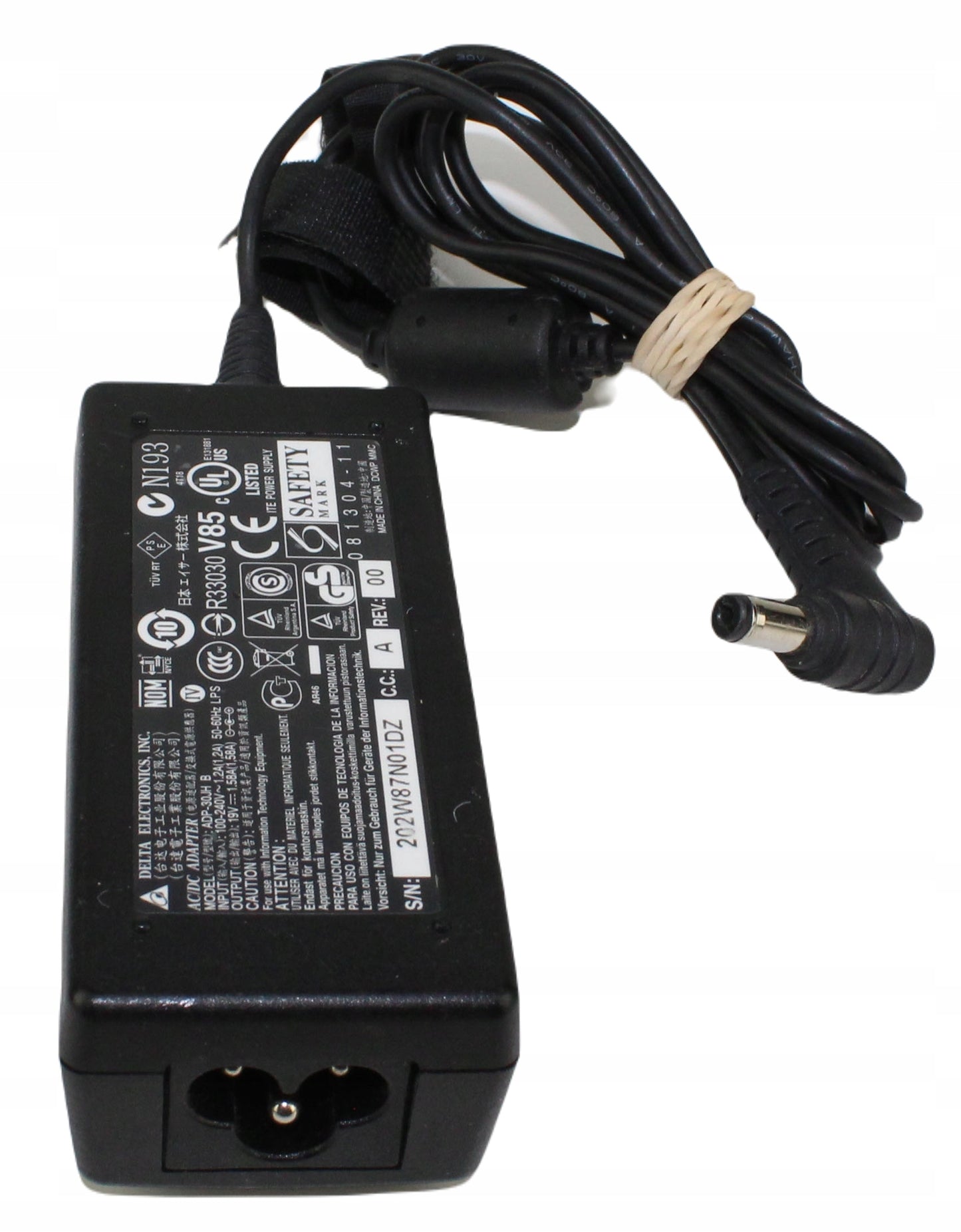 Zasilacz DELTA ELECTRONICS ADP-30JH 19V 1.58A 5.5