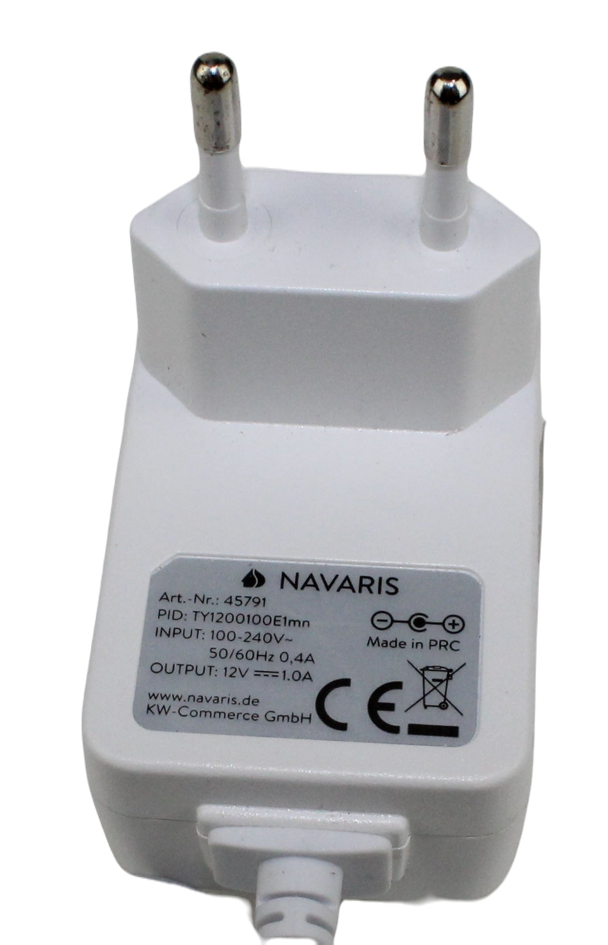 Zasilacz NAVARIS 45791 12V 1A 5.5mm