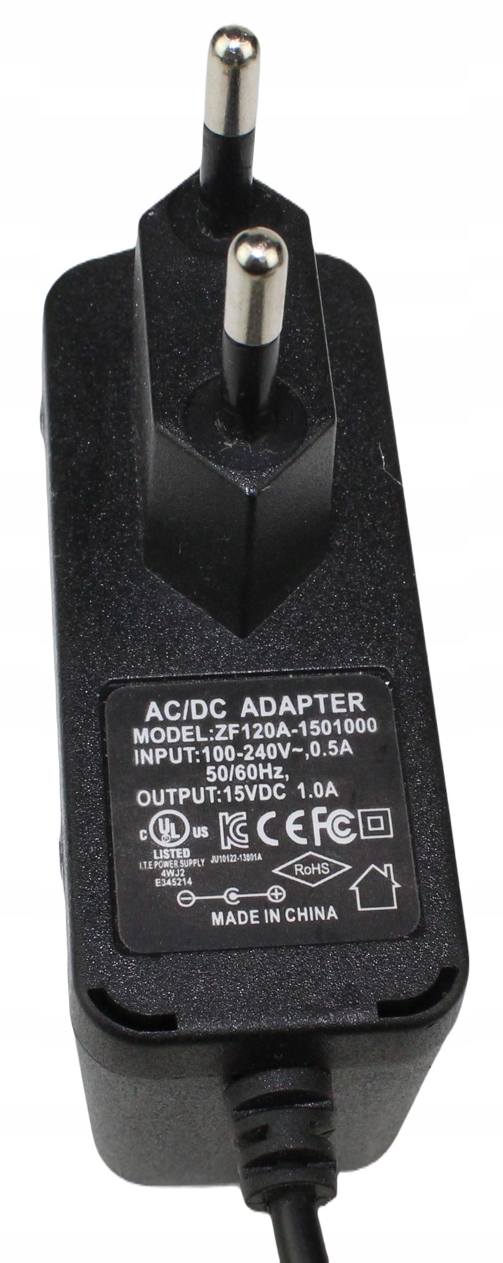 Zasilacz ZF120A-1501000 15VDC 1A 5.5mm