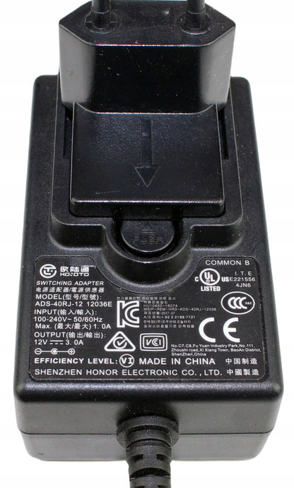 Zasilacz HOITO ADS-40RJ-12 12V 3A 5.5mm