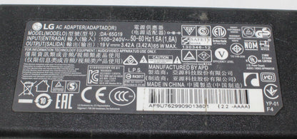Zasilacz LG DA-65F19 3.42A 19V 6mm