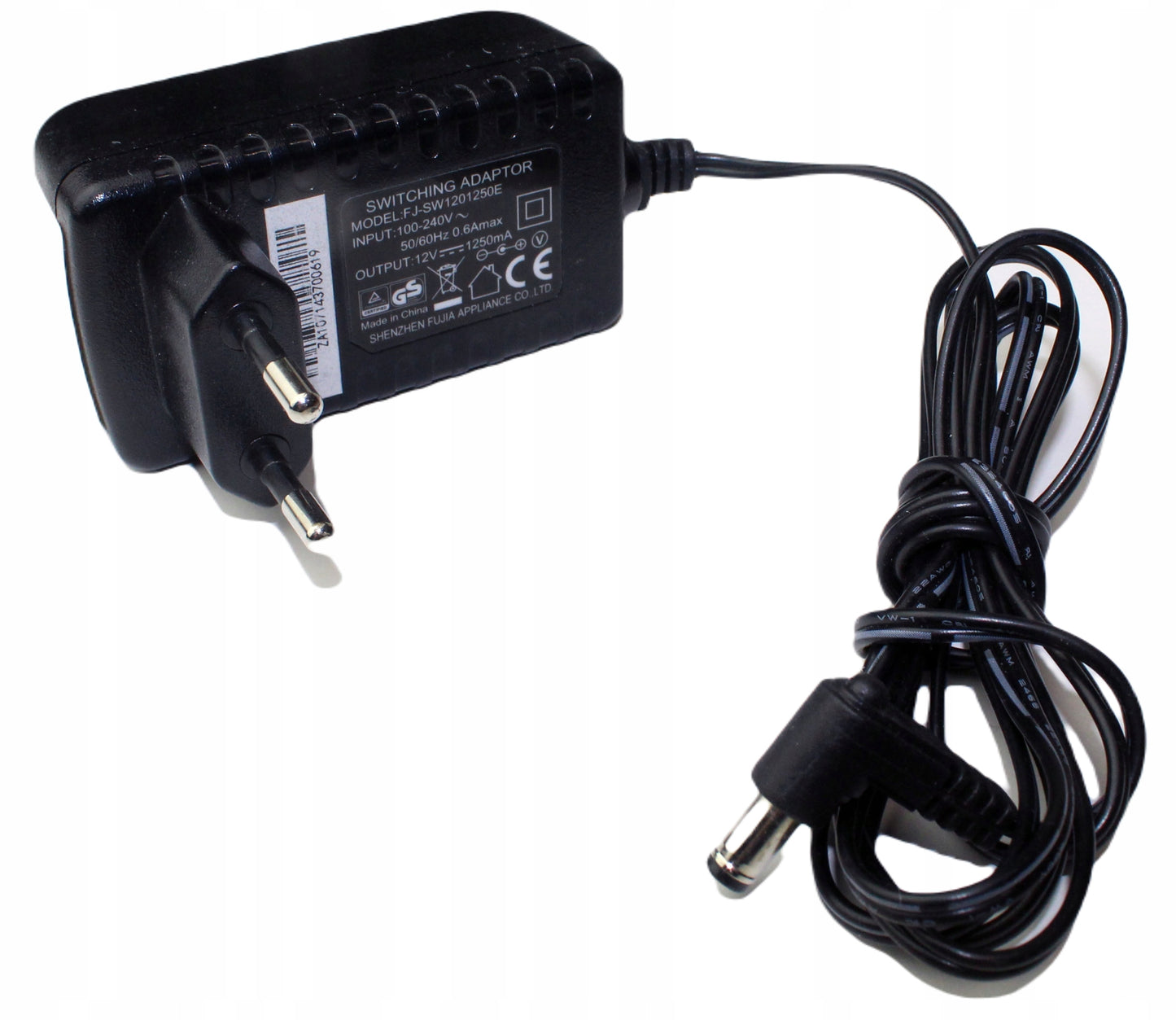 Zasilacz FJ-SW1201250E 12V 1250mA 5.5mm