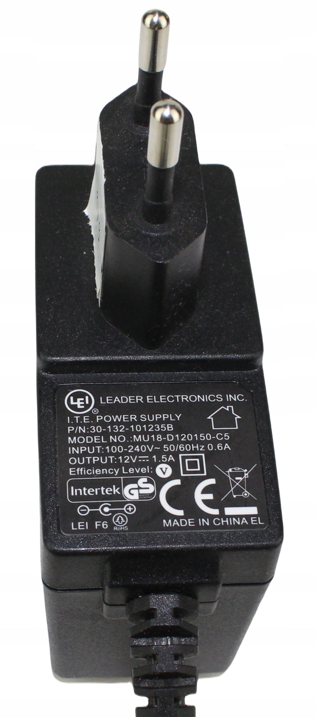 Zasilacz LEI MU08-6090085-C5 9V 850mA 5.5mm