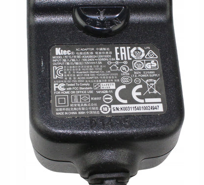 zasilacz KTEC KSASB024120015D5 12V 1.5A 5.5mm