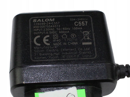 Zasilacz SALOM C39280-C557 6.5V 600mA 5.5mm
