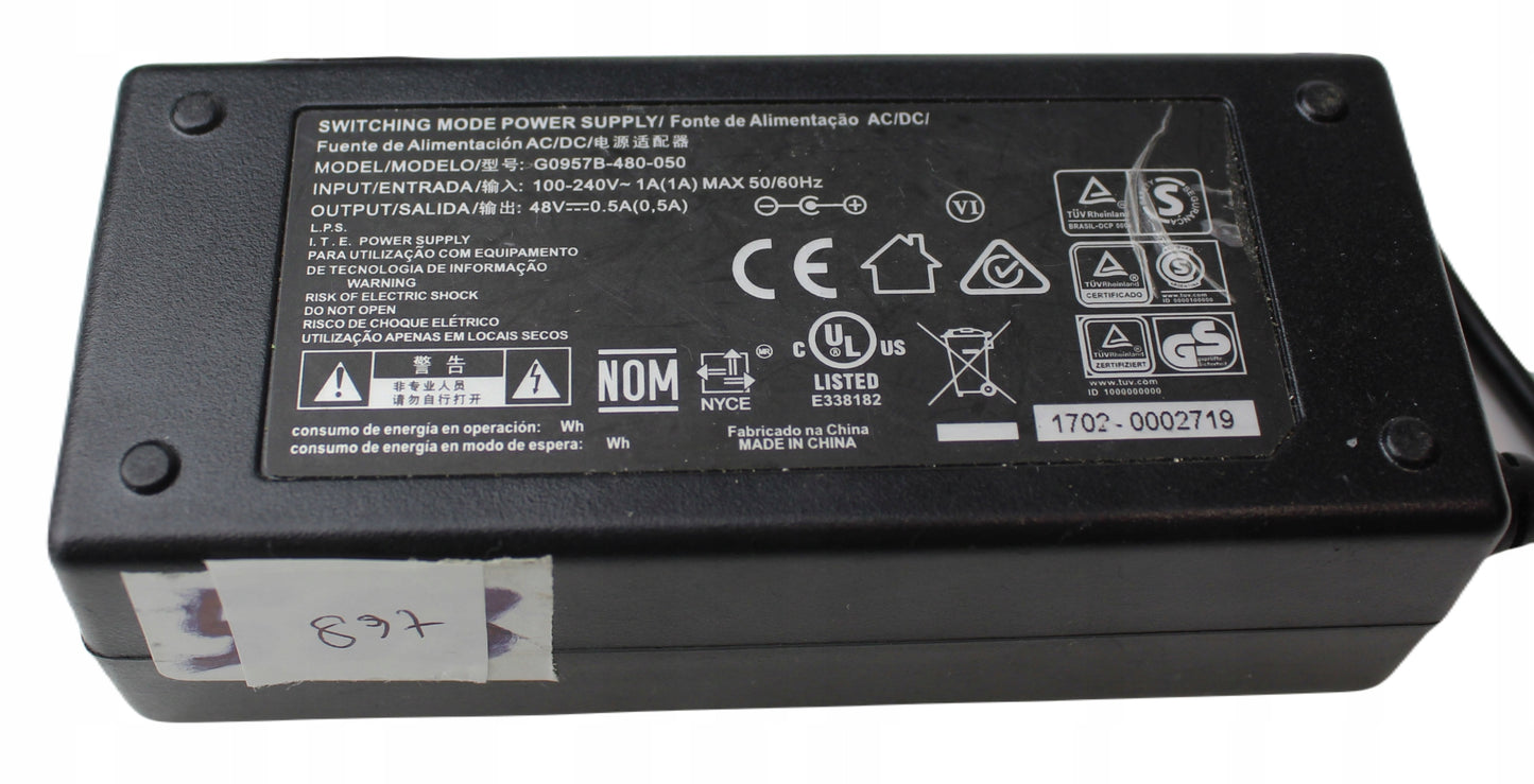 zasilacz G0957B-480-050 48V 0.5A 5.5mm