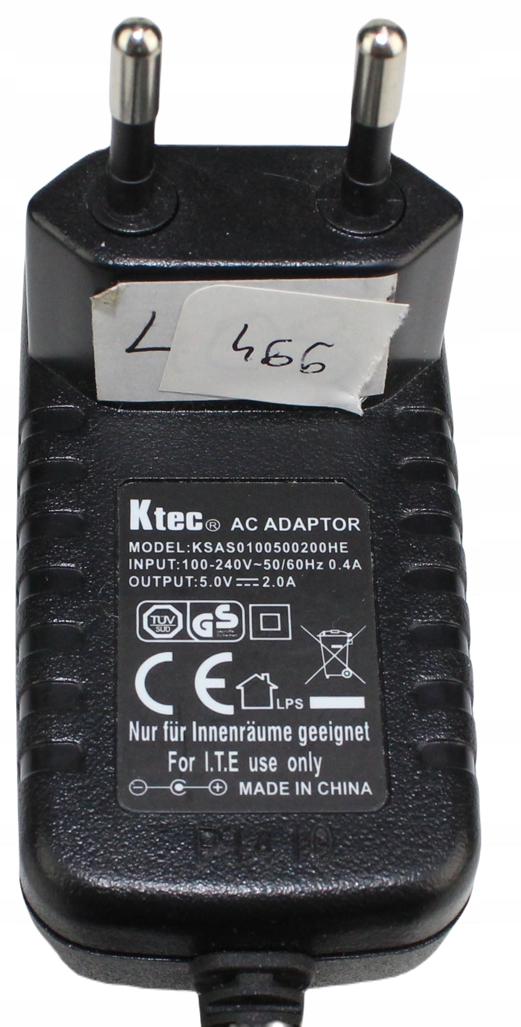 Zasilacz KTEC KSAS0100500200HE 5V 2A 3.5mm