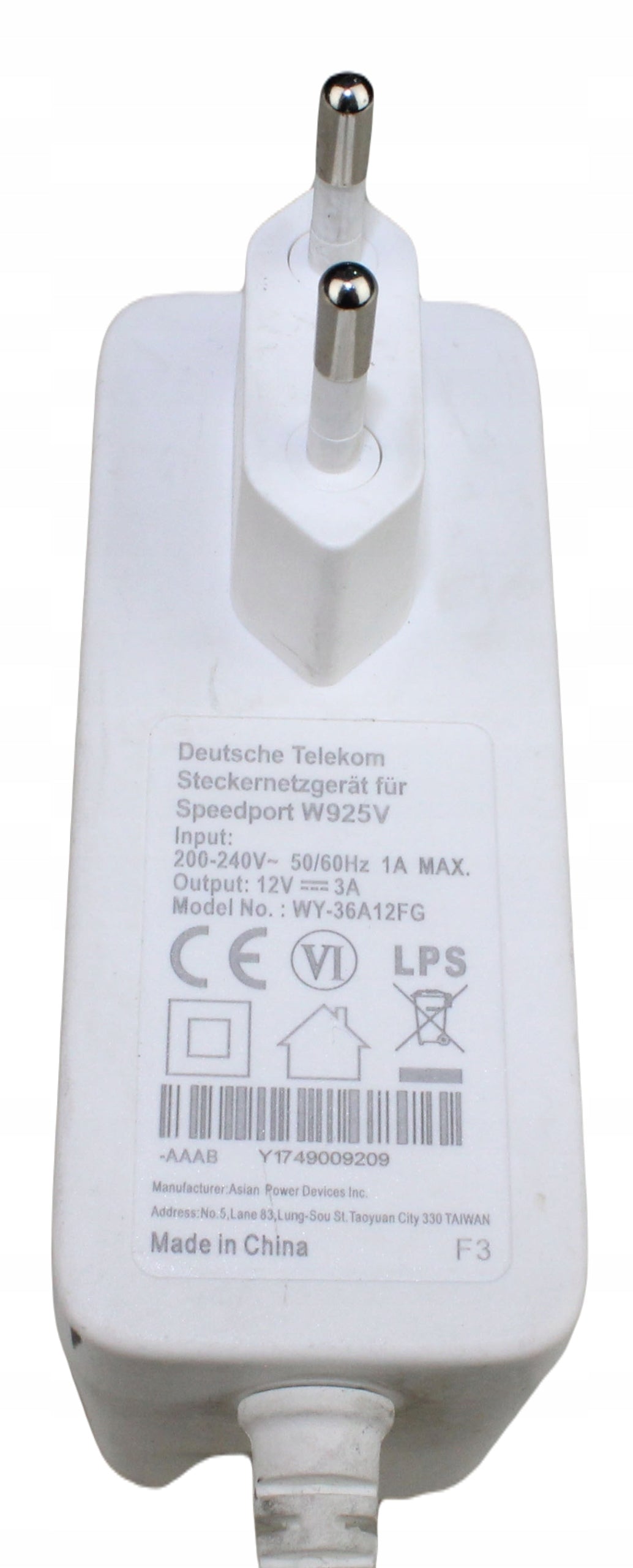 Zasilacz SPEEDPORT W925 12V 3A 5.5mm