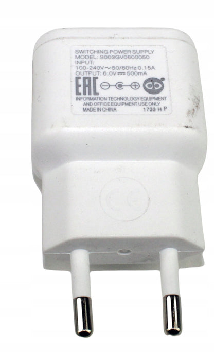 Zasilacz S003GV0600050 6V 500mA 3.5mm