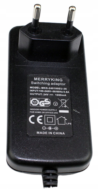 Zasilacz MERRYKING MKS-240100EU-36 24V 1000mA 5.5