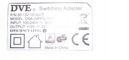 zasilacz DVE DSA-24PFD-15 12V 2A 5.5mm
