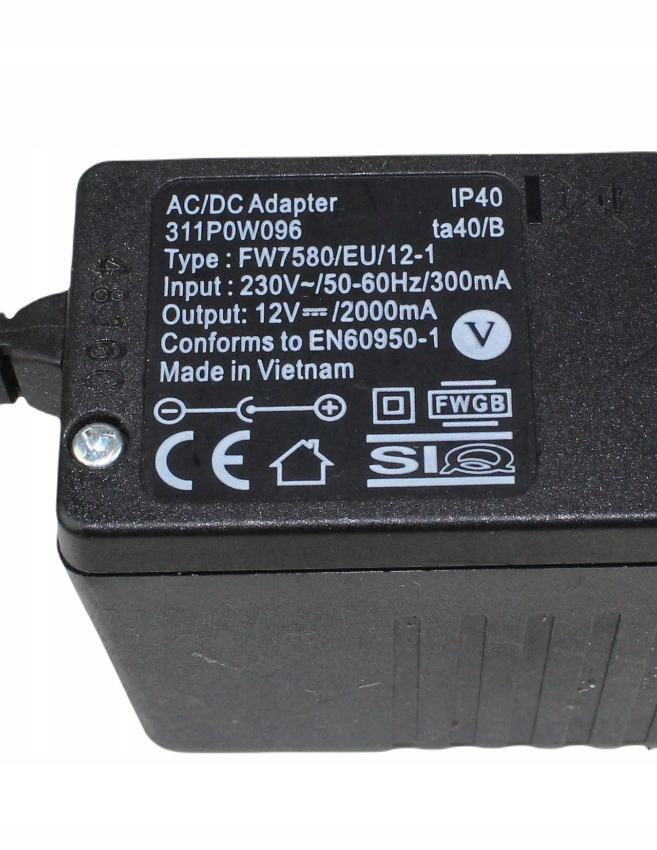 Zasilacz FW7580/EU/12-1 12V 2000mA 5.5mm