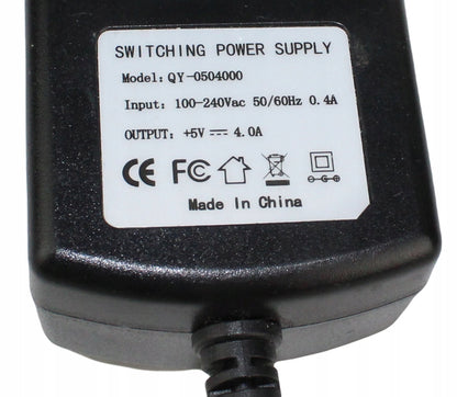 zasilacz QY-0504000 5V 4A 3.5mm