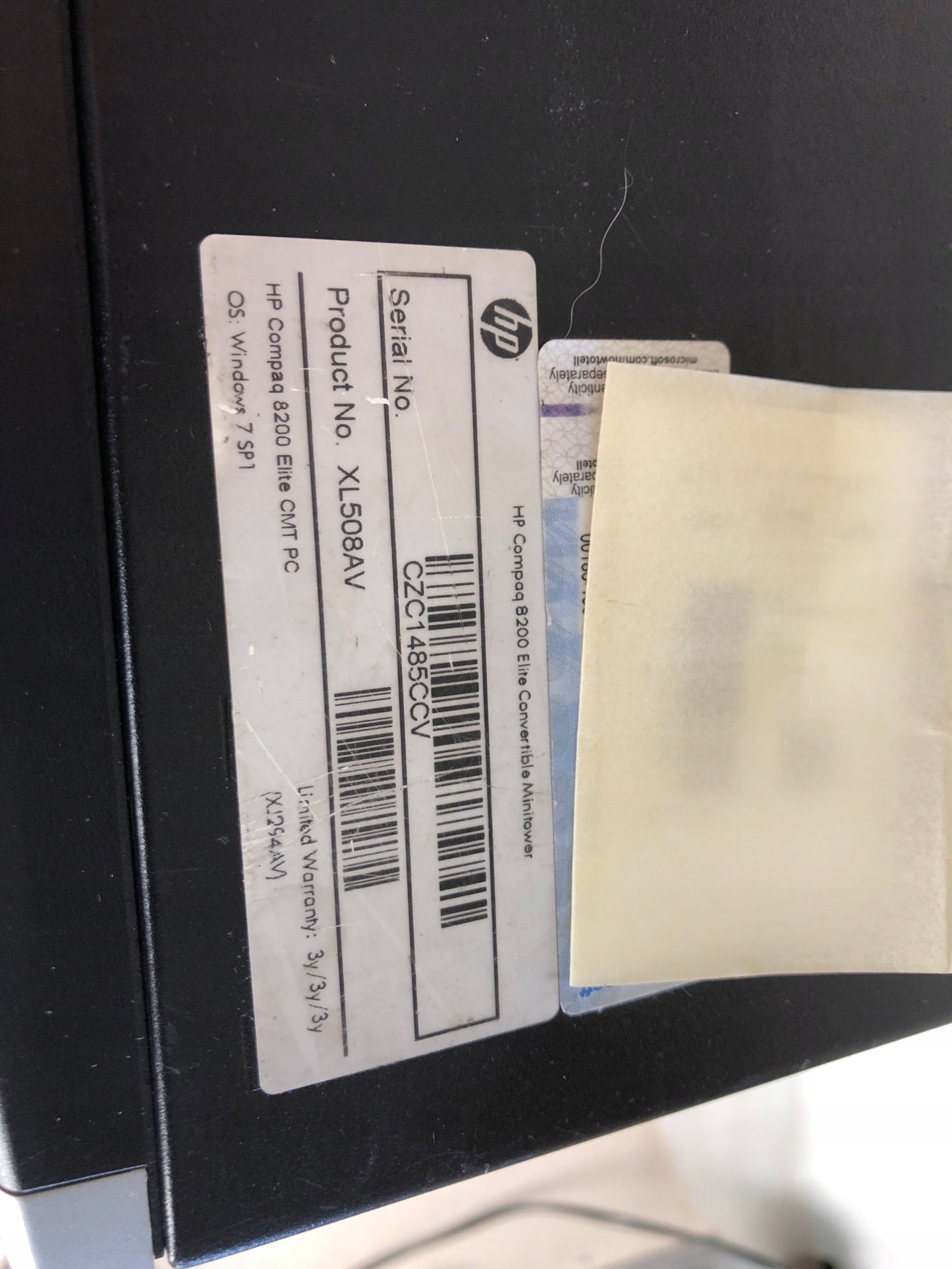 HP Compaq 8200 i3-2120/4GB/HDD W7