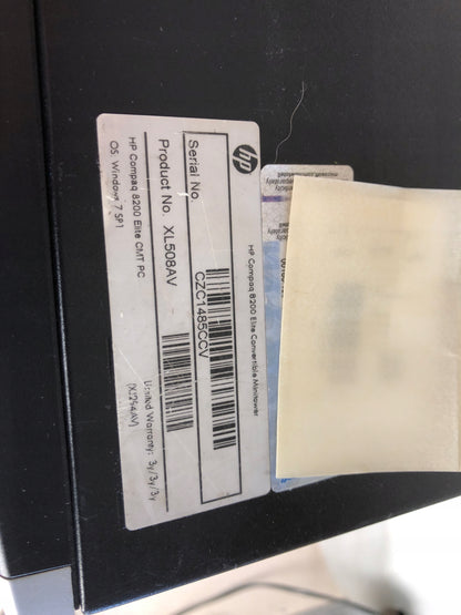 HP Compaq 8200 i3-2120/4GB/HDD W7