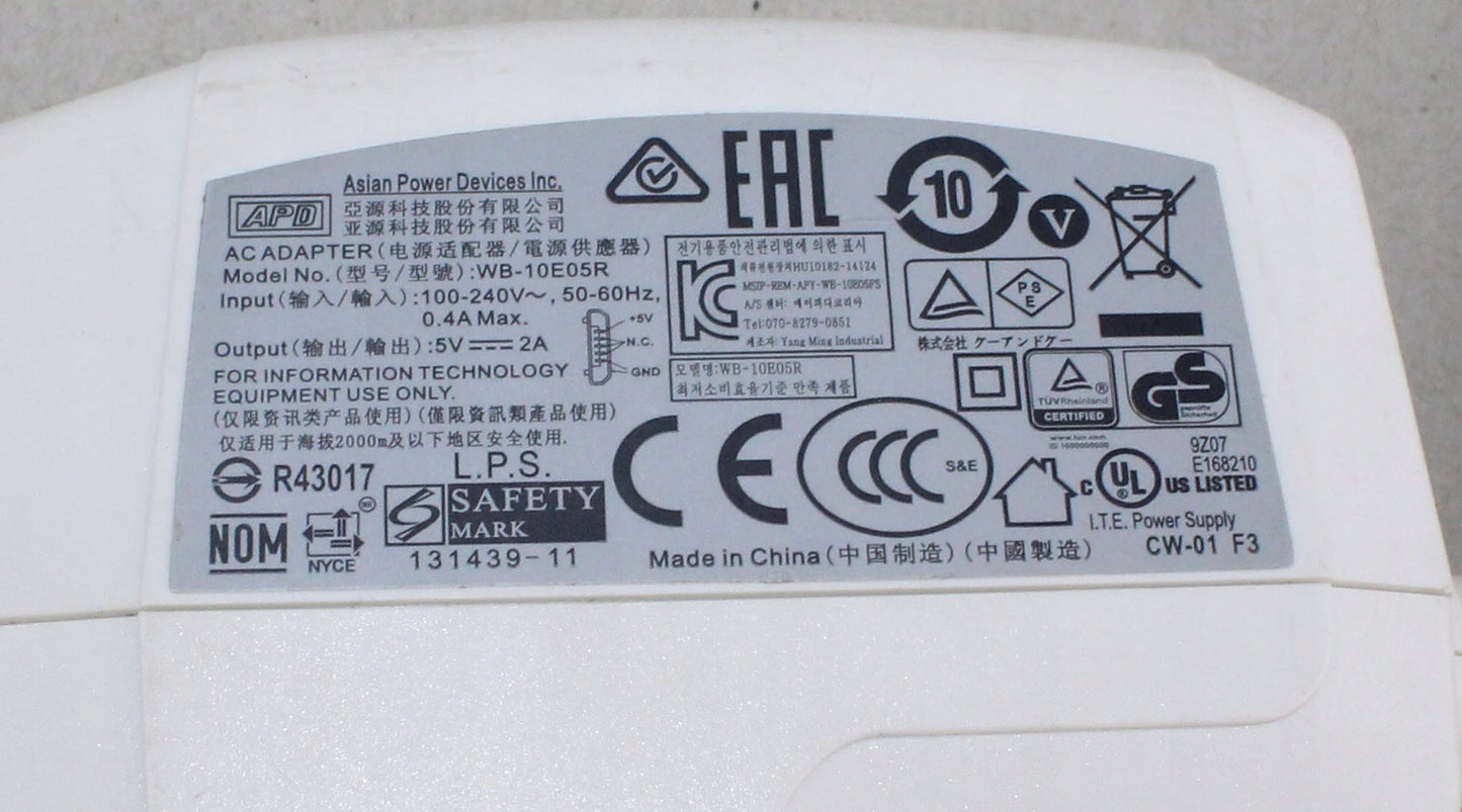 Zasilacz APD WB-10E05R 5V 2A